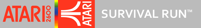 Survival Run logo for Atari 2600